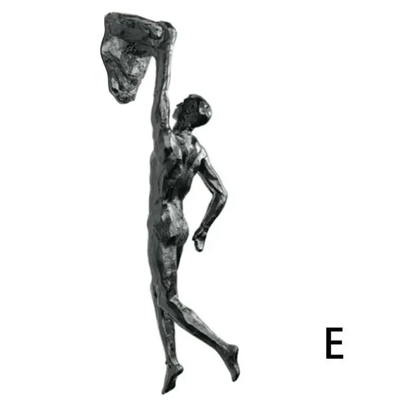 Athlete Rock Climbing Man Resin Background Wall Decoration -  - #tag1#