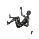 Athlete Rock Climbing Man Resin Background Wall Decoration tag1
