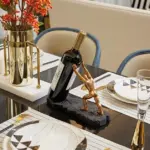 Atlas Bronze Wine Holder tag1