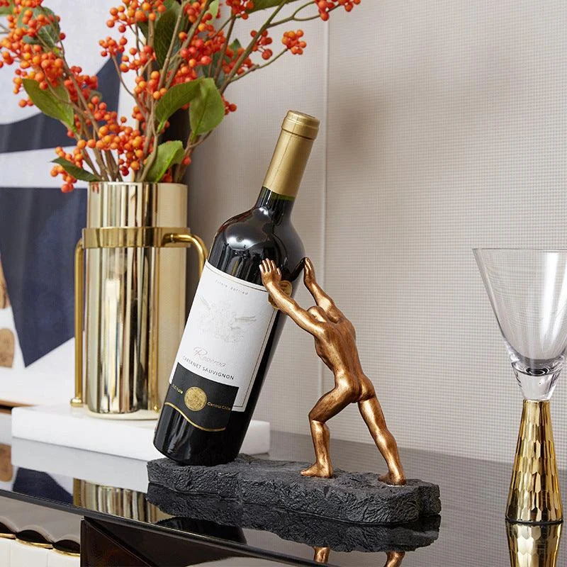 Atlas Bronze Wine Holder -  - #tag1#