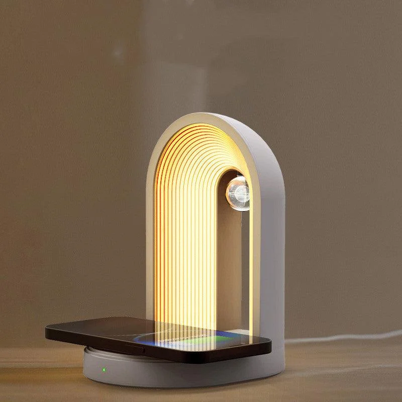 Atmosphere Desk Lamp With Wireless Charger & Bluetooth Speaker -  - #tag1#