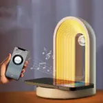 Atmosphere Desk Lamp With Wireless Charger Bluetooth Speaker tag1