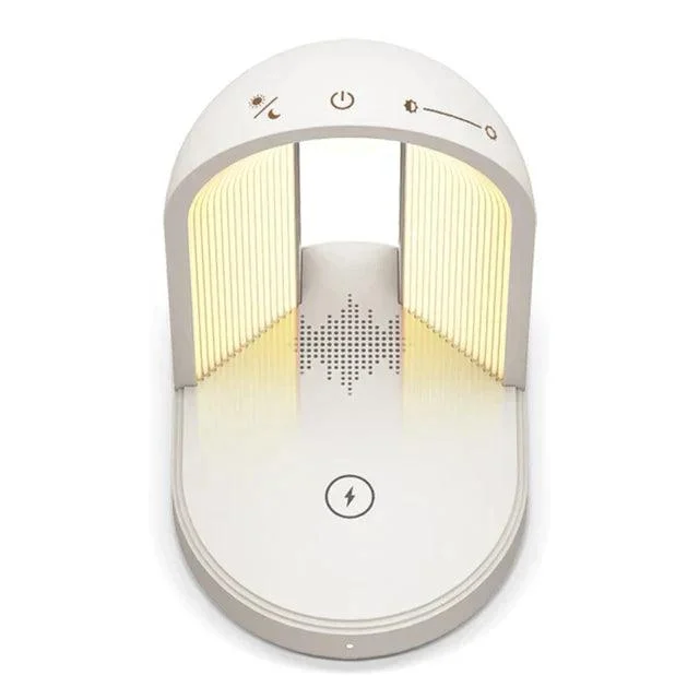 Atmosphere Desk Lamp With Wireless Charger & Bluetooth Speaker -  - #tag1#