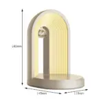 Atmosphere Desk Lamp With Wireless Charger Bluetooth Speaker tag1
