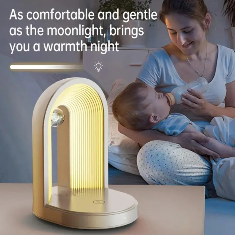 Atmosphere Desk Lamp With Wireless Charger Bluetooth Speaker tag1