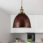 Atmospheric_Dome_Pendant_Lamp_1_Light_Wrought_Iron_Light_Fixture_with_Cord_in_Black-Rust_-_-_tag1_-4141886 Atmospheric Dome Pendant Lamp 1 Light Wrought Iron Light Fixture with Cord in Black Rust tag1