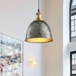 Atmospheric_Dome_Pendant_Lamp_1_Light_Wrought_Iron_Light_Fixture_with_Cord_in_Black-Rust_-_-_tag1_-4141972 Atmospheric Dome Pendant Lamp 1 Light Wrought Iron Light Fixture with Cord in Black Rust tag1