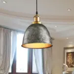 Atmospheric_Dome_Pendant_Lamp_1_Light_Wrought_Iron_Light_Fixture_with_Cord_in_Black-Rust_-_-_tag1_-4141986 Atmospheric Dome Pendant Lamp 1 Light Wrought Iron Light Fixture with Cord in Black Rust tag1