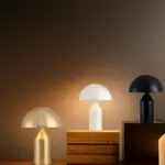 Atollo Mushroom Table Lamp with Touch Switch tag1