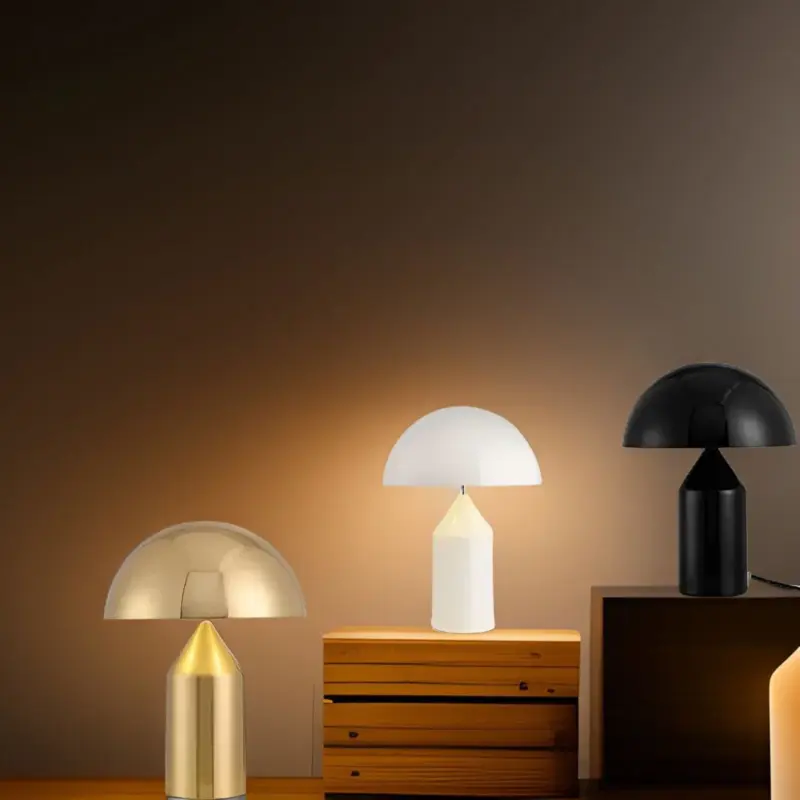 Atollo Mushroom Table Lamp with Touch Switch tag1