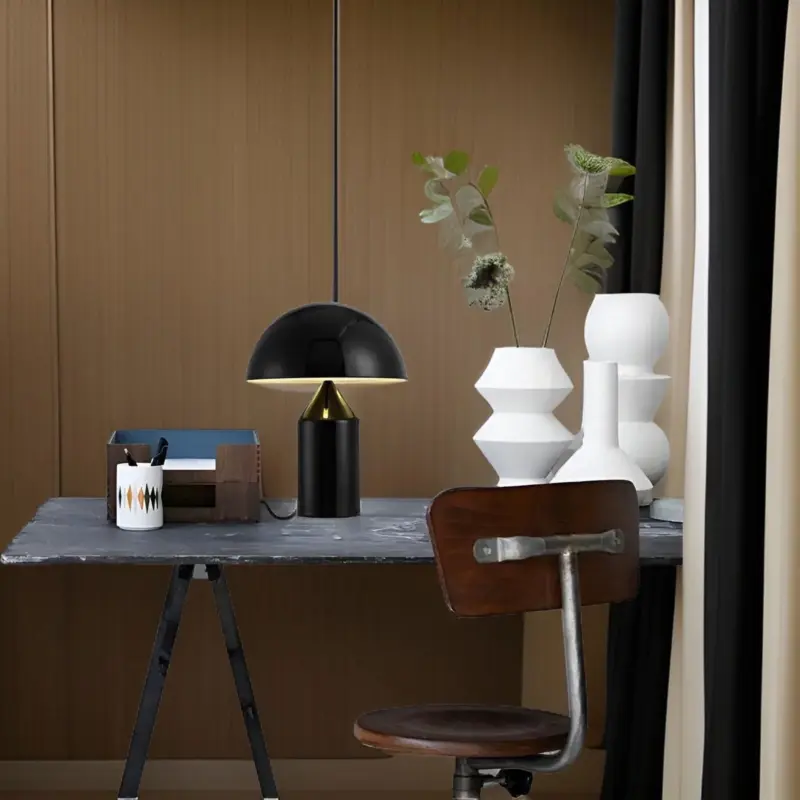 Atollo Mushroom Table Lamp with Touch Switch tag1