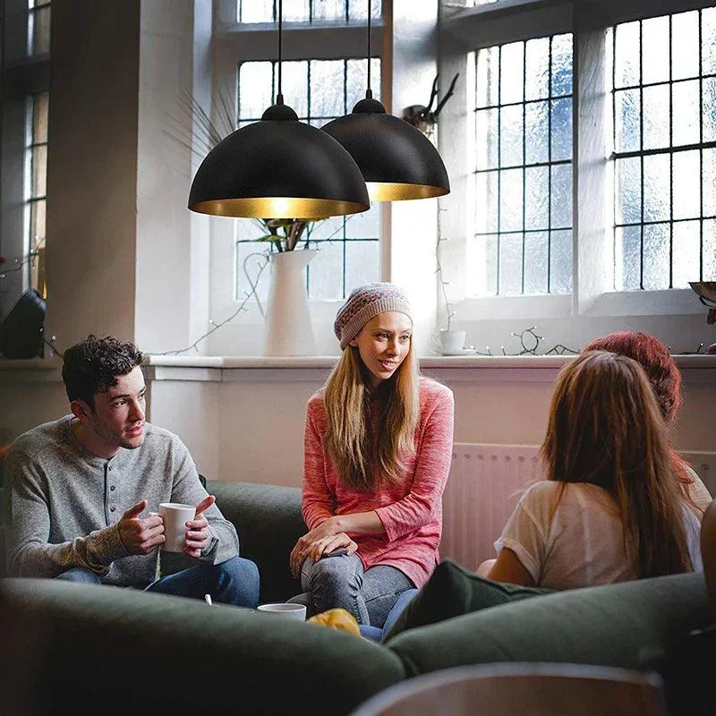 AuraDome - Pendant Lamp with Dome-Shaped Lampshade -  - #tag1#