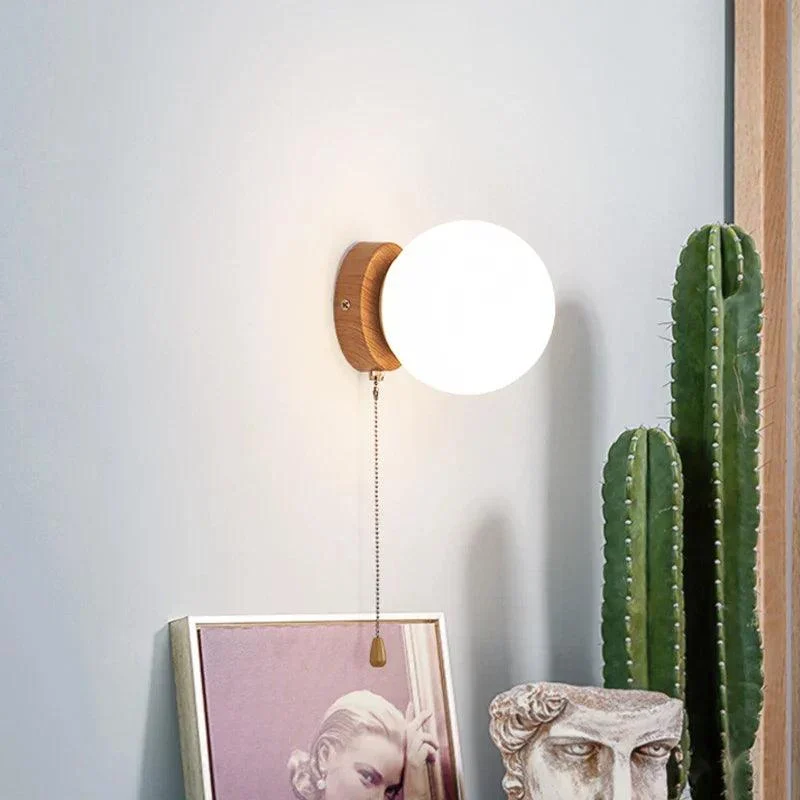 AuraGlimmer - Round Glass Wall Lamps -  - #tag1#