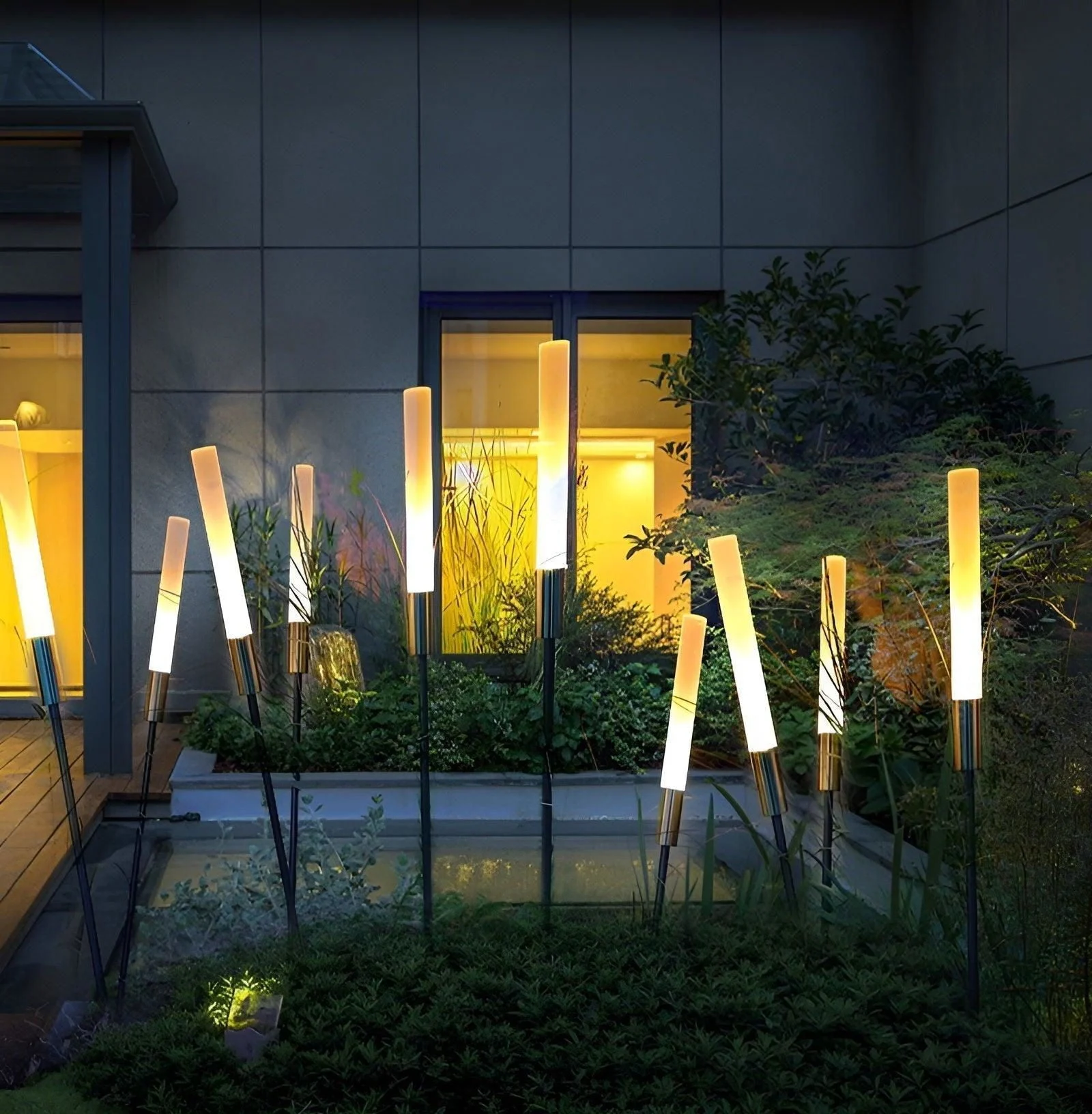 AuraShine - Modern solar-powered outdoor lamps -  - #tag1#