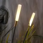 AuraShine Modern solar powered outdoor lamps tag1