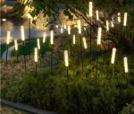 AuraShine Modern solar powered outdoor lamps tag1