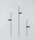 AuraShine Modern solar powered outdoor lamps tag1
