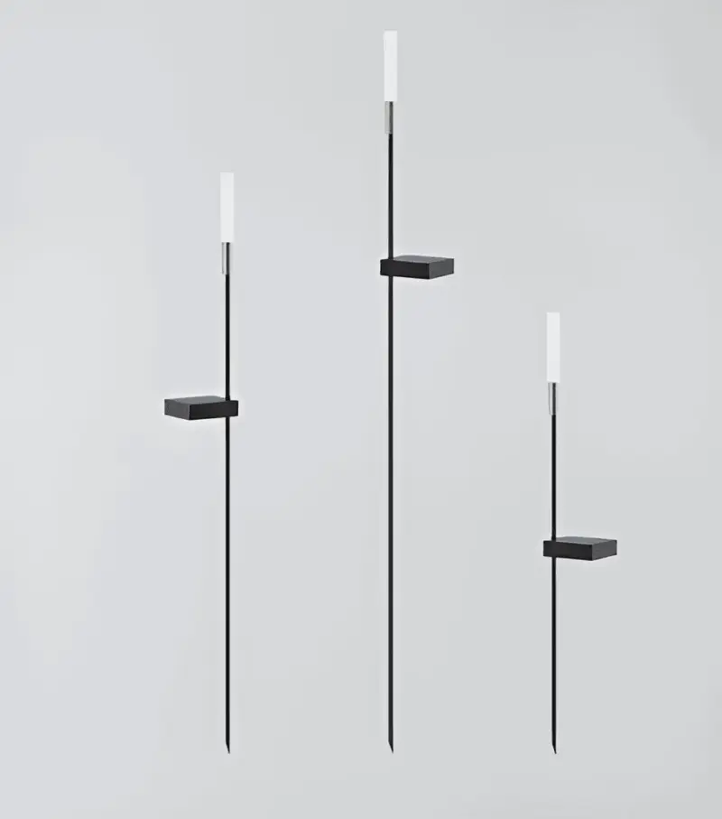 AuraShine Modern solar powered outdoor lamps tag1