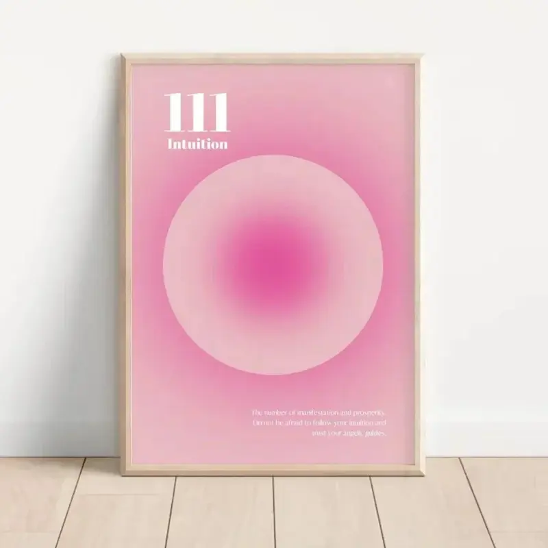 Aura Angel Numbers Wall Art