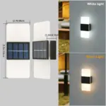 AuroraSolar Solar LED Outdoor Wall Lamp tag1