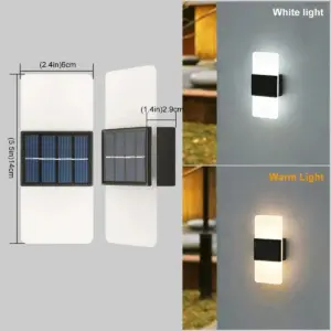 AuroraSolar - Solar LED Outdoor Wall Lamp