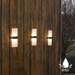 AuroraSolar solar LED wall lamp for outdoors