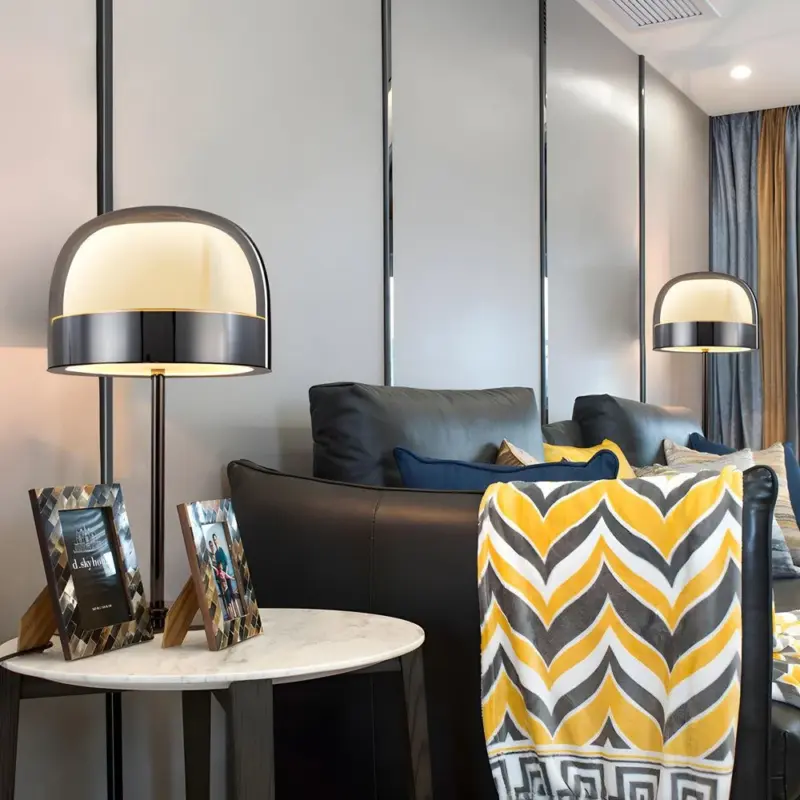 Aurora Glass Table Lamp with Layered Lighting tag1