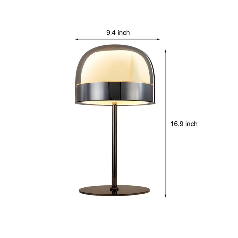 Aurora Glass Table Lamp with Layered Lighting tag1