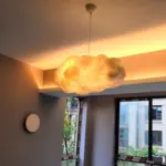 Aurora Design Cloud LED Pendant Lamp PVC Cotton White tag1