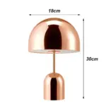 Aurora Luxe Modern Table Lamp in Copper Color tag1