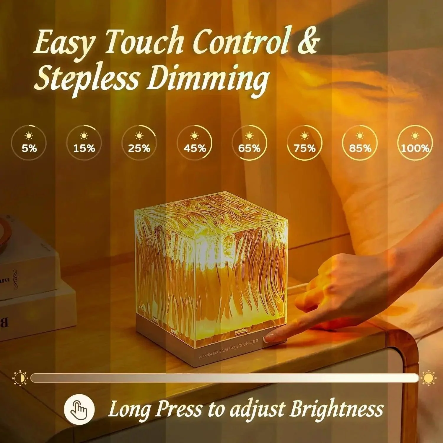 Aurora Water Ripple Projector Night Light -  - #tag1#