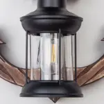 Austin Vintage LED Wall Lamp Anchor Dining Living Room Metal Wood tag1
