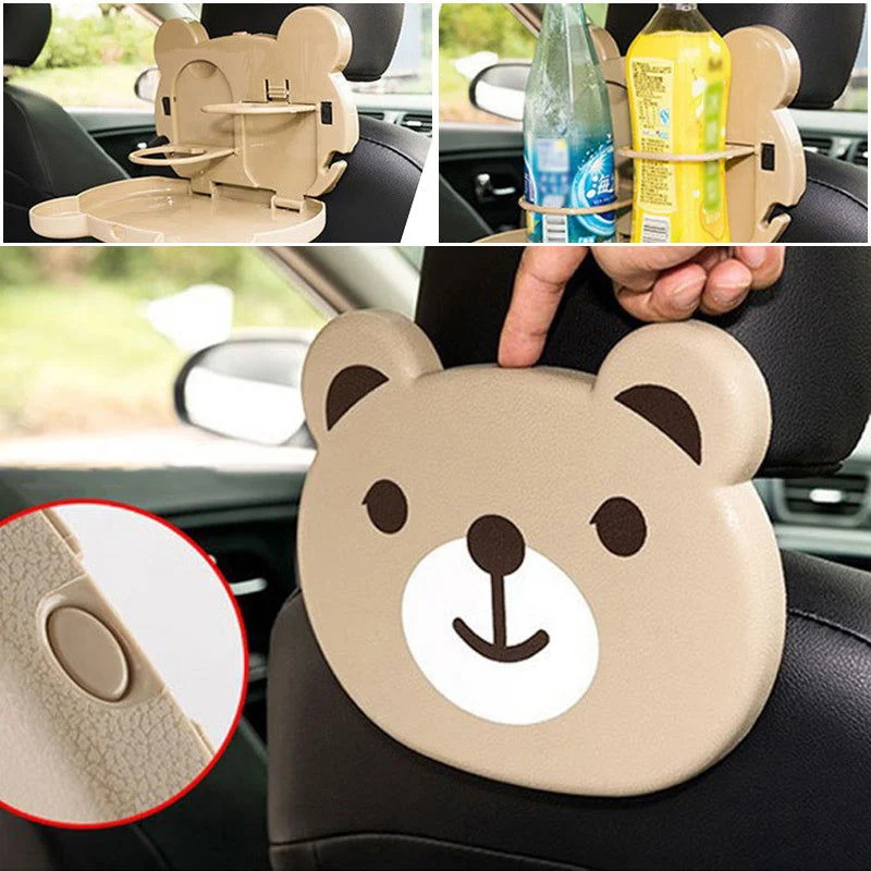 Auto Back Seat Foldable Food Tray Holder -  - #tag1#
