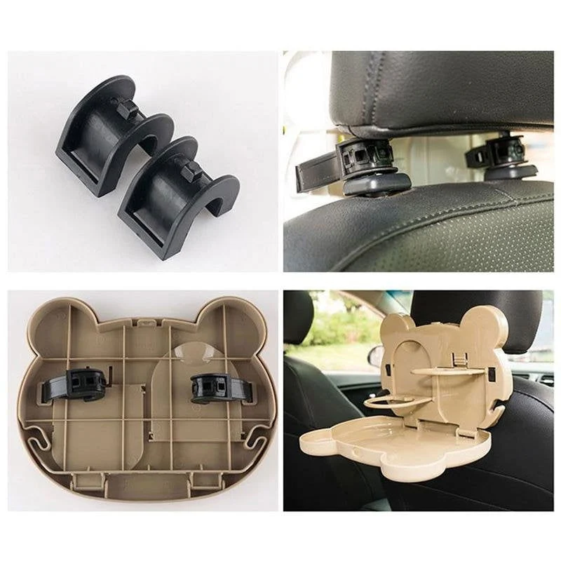 Auto Back Seat Foldable Food Tray Holder -  - #tag1#