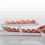 Automatic Scrolling Egg Rack Holder Storage Box tag1