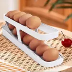 Automatic Scrolling Egg Rack Holder Storage Box tag1