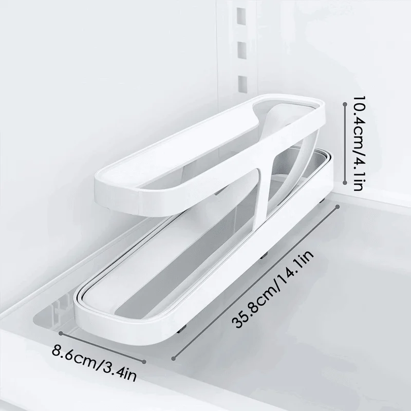 Automatic Scrolling Egg Rack Holder Storage Box -  - #tag1#