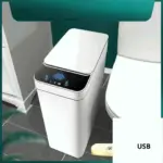Automatic Trash Bin with Refillable Sensor 12 Liters tag1