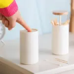 Automatic Wooden Toothpick Holder tag1