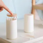 Automatic Wooden Toothpick Holder tag1
