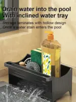 Automatische Drainage Gootsteen Opbergrek Plastic Keuken Wastafel Zeepsponshouder Badkamer Shampoo Organizer Handdoekenrek.jpg a6b0ee21 ff7b 4fea 8c34 54f6d847f78a