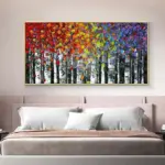 Autumn Flower Handmade Painting tag1
