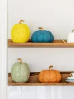 Autumn Harvest Pumpkin Modern Simple Decorative Vase tag1
