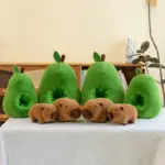 Avocado Capybara Pop Out Plush Toy tag1