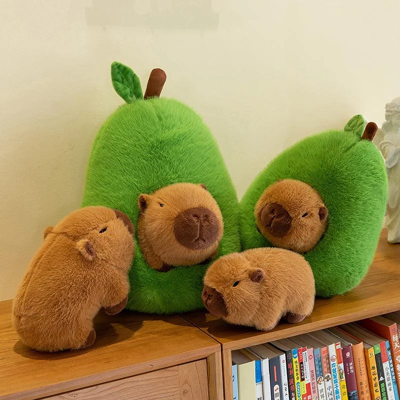 Avocado Capybara Pop Out Plush Toy -  - #tag1#