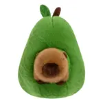 Avocado Capybara Pop Out Plush Toy tag1