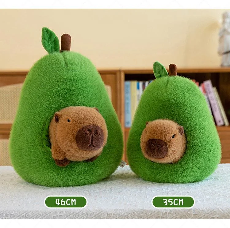 Avocado Capybara Pop Out Plush Toy -  - #tag1#