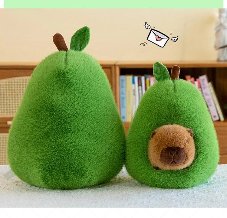 Avocado Capybara Pop Out Plush Toy -  - #tag1#