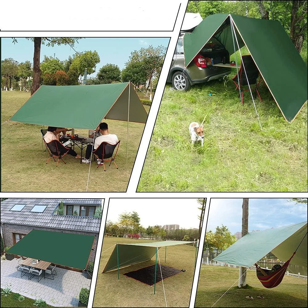 Awning Waterproof Tarp Tent Shade Ultralight Garden Canopy -  - #tag1#