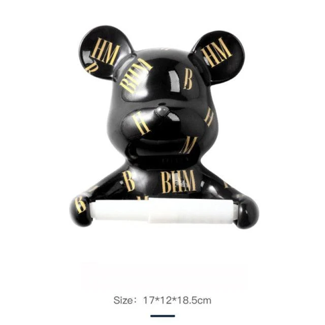 BHM Bear Toilet Roll Holder -  - #tag1#